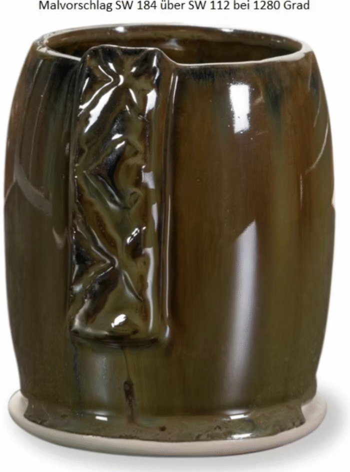 Mayco Steinzeugglasur SW 112 Tigers Eye 1205 - 1305 Grad 473 ml – Bild 2